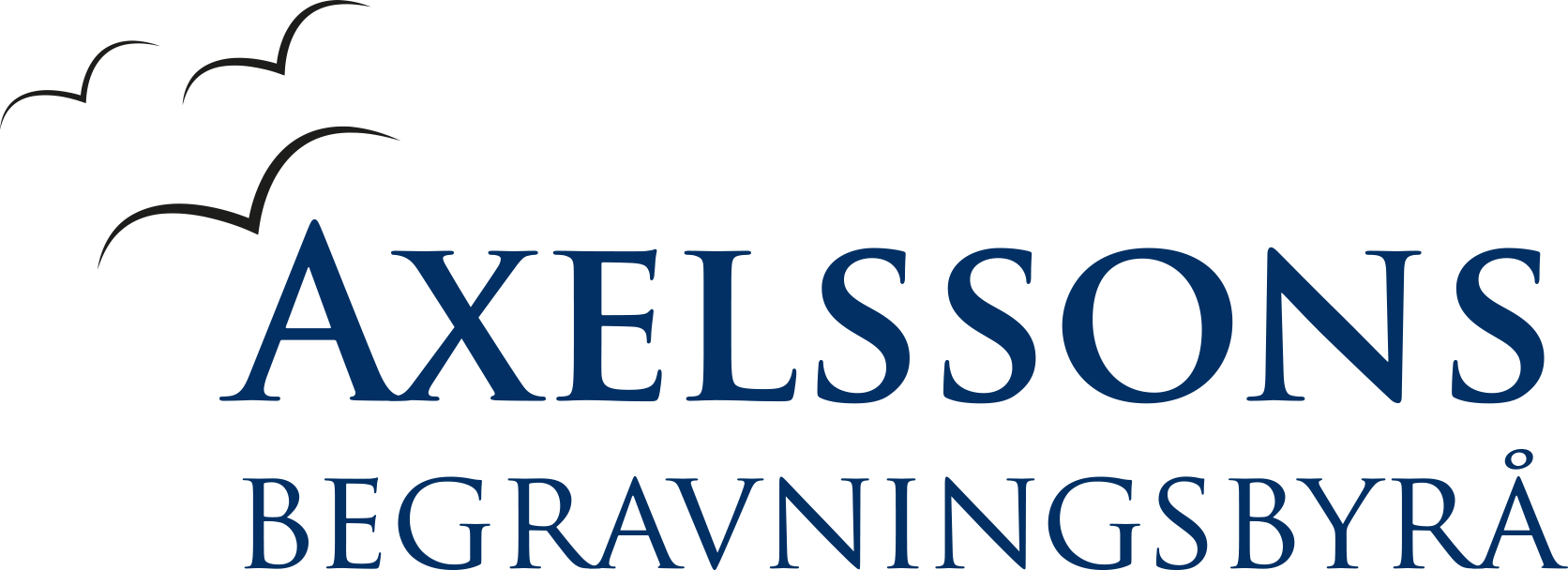 Alternativ logotyp Axelssons Begravningsbyrå